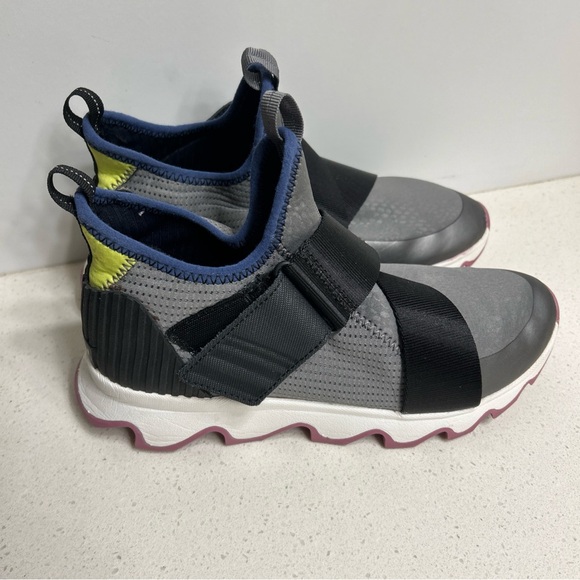 Sorel Kinetic Quarry Gray Mesh Sneakers Size 7 - Picture 4 of 6